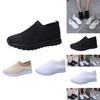Women's Running Trainers Ladies Sneakers Slip On Jogging Gym Stylish Comfy Footwear