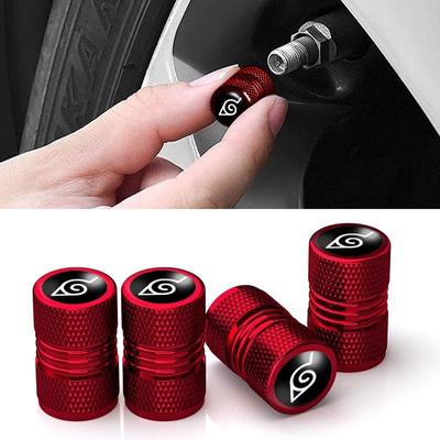 4PCS Universal Car Wheel Tire Stem Air Valve Caps Covers Anime Stickers For Whirlpool Design Cars Bike And Bicycle Trucks Car Styling