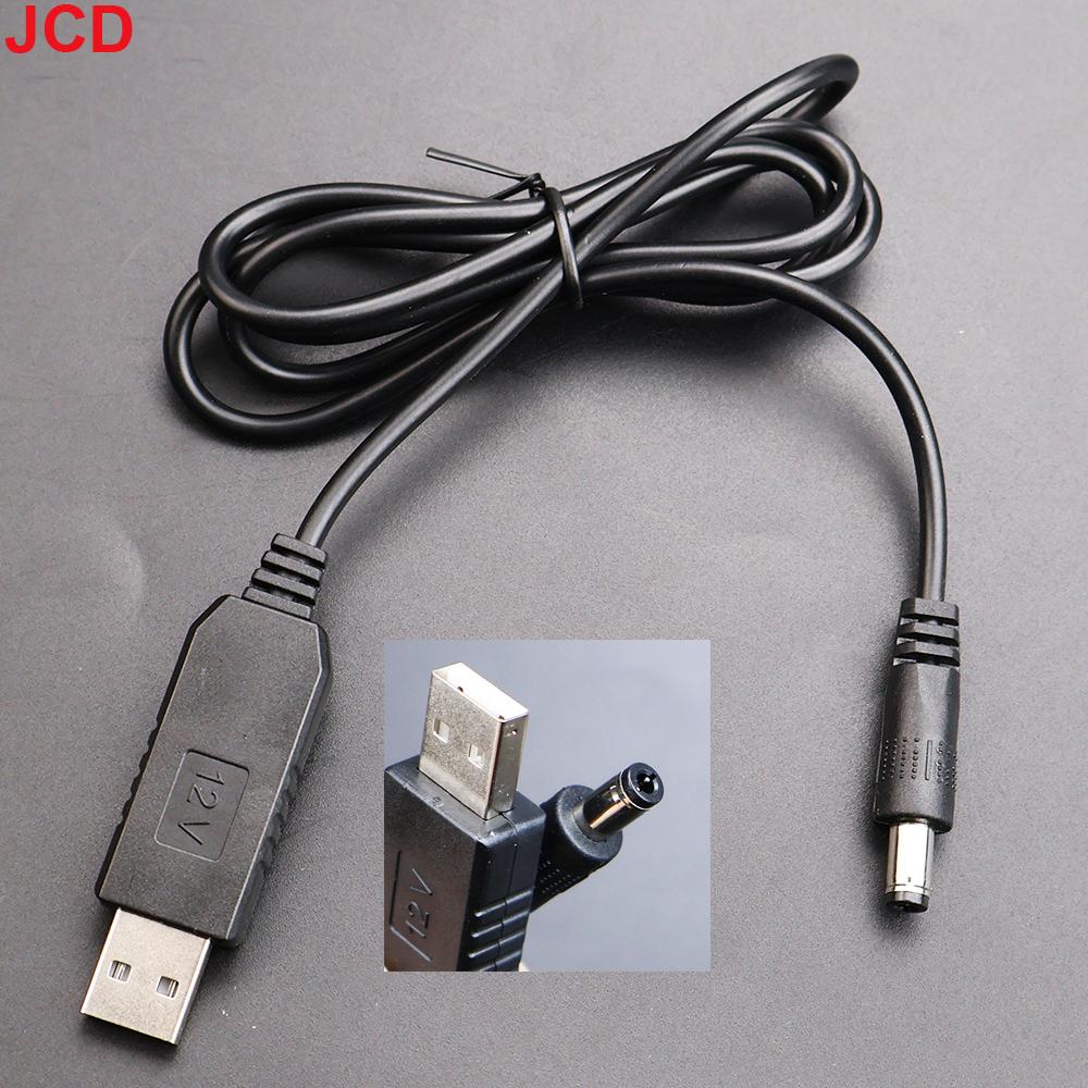 JCD 1pc USB power boost line DC 5V To DC 9V / 12V Step UP Module USB Converter Adapter Cable 2.1x5.5mm Plug