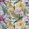 Royal Velvet Fabric Polyester For Sewing - Motif Flowers - Rdx2805