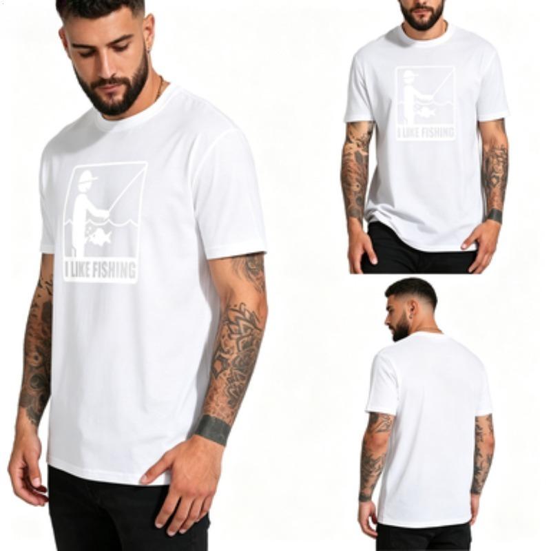 I Like Fishing Funny Tshirt Unisex Unisex Modal Soft Casual Humor Fisherunisex Short Sleeve Crewneck Tops