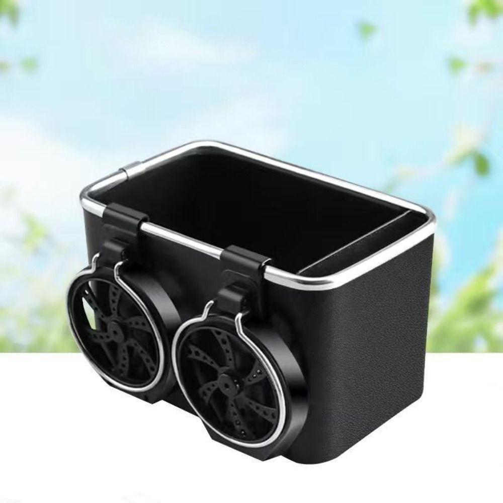 Durable Auto Armrest Storage Tissue Holder Practical Folding Cup Holder  Car Accessory
