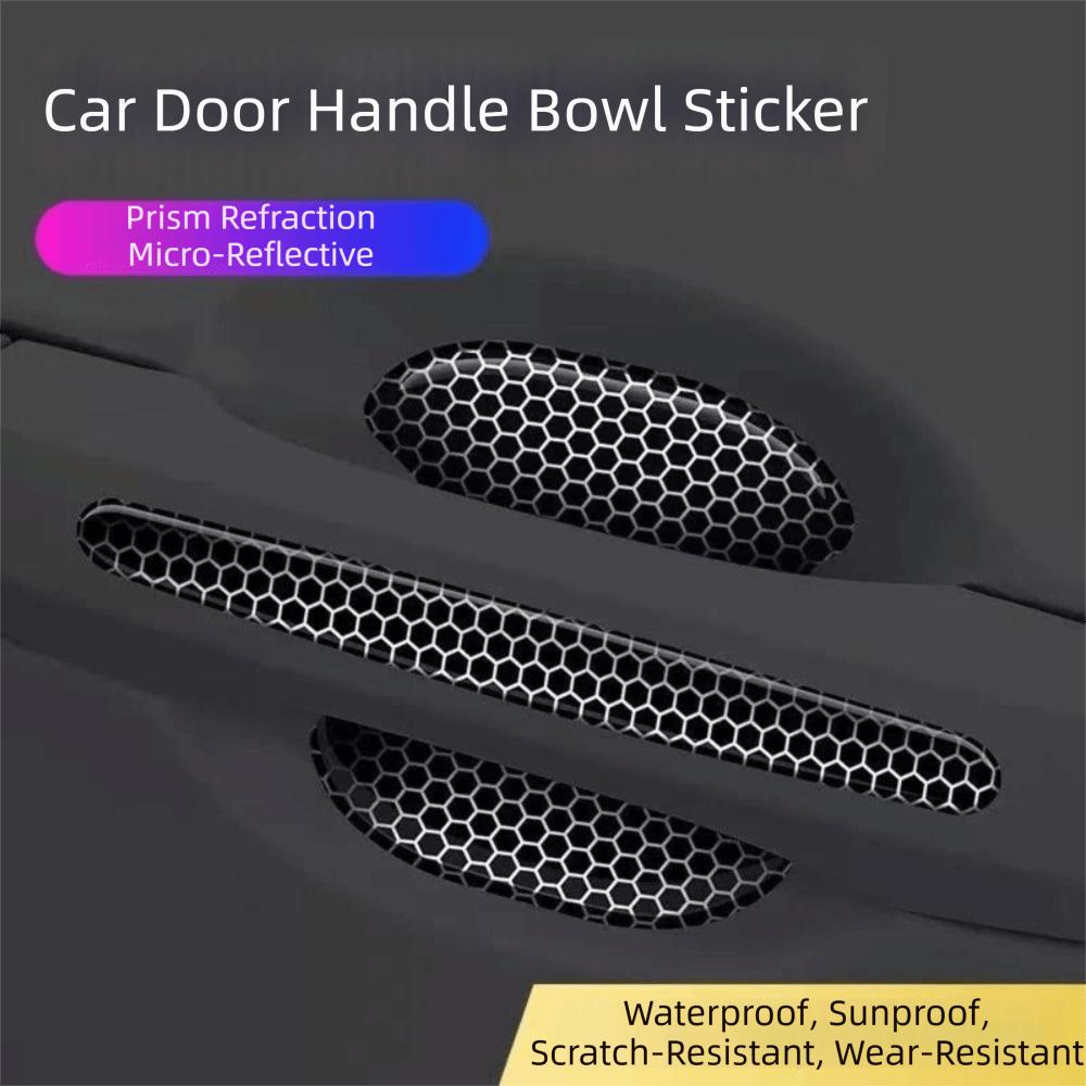 Universal Door Handle Protection Stickers Anti Scratch Door Bowl Film Auto