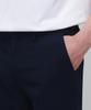 MUSINSA STANDARD Lightweight Tapered Hidden Elastic Waist Length Slacks [Navy]