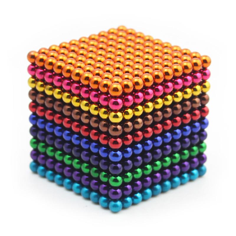 Buck Magnetic Ball 3d Puzzle Magnet Magic Cube Geometric Education Props Toy