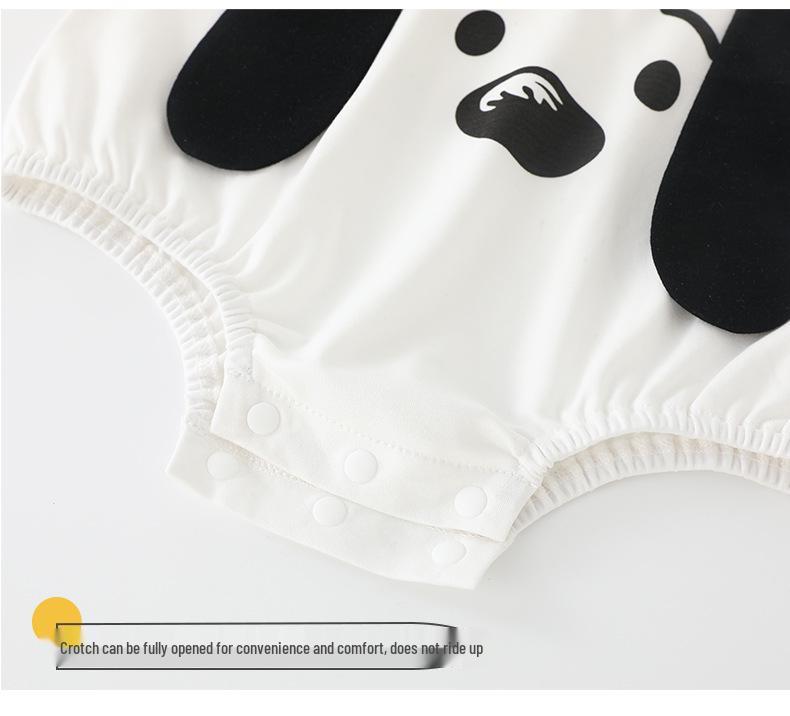 DUUDUU Long-eared Dog Cotton Romper - Summer Cooling Infant Bodysuit for Baby Boys, Class A Quality.