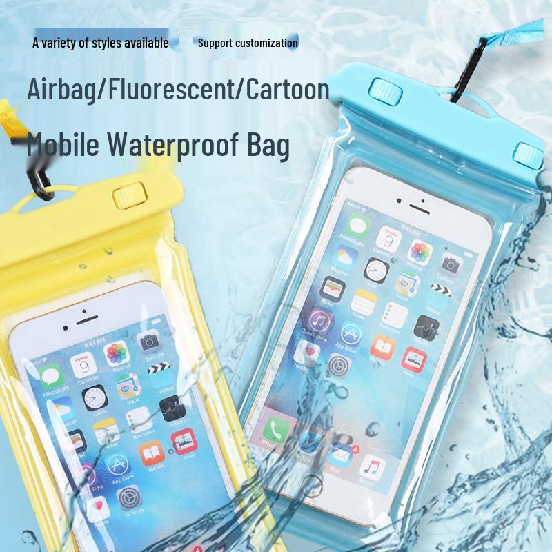 Luminous Waterproof Phone Pouch: Touchscreen, Dive-Friendly for Beach, Swimming, Rafting, and Riding