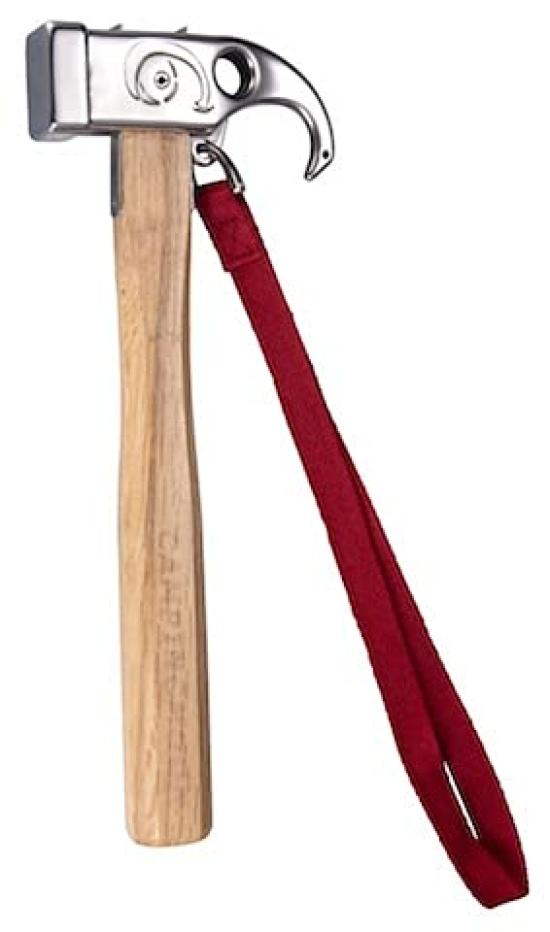 

CAMPINGMOON Stainless Steel Tent Stake Hammer Camping Peg Hammer C6