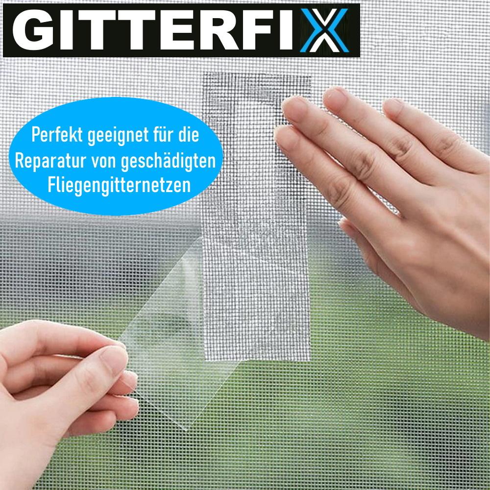 GITTERFIX Myggnettreparasjonstape Insektgardin Reparasjonssett vanntett