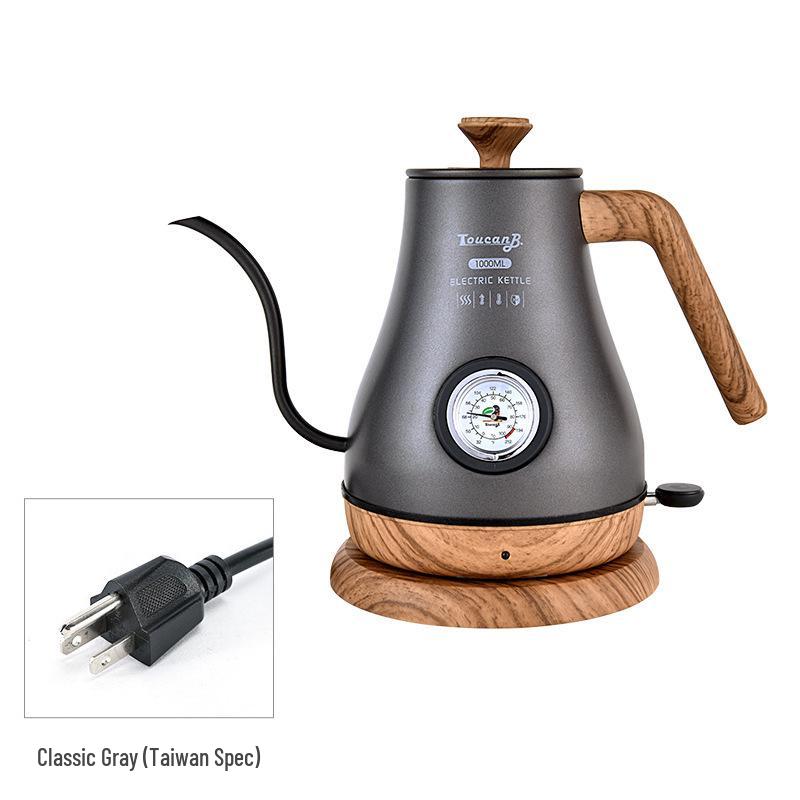 Luxury Gooseneck Electric Pour-Over Coffee Pot with Temperature Control