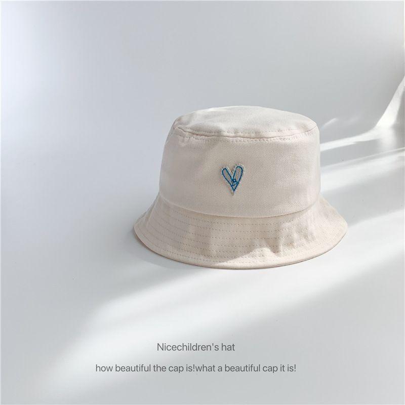 

Head Circumference Heart Bucket Hat Ins Women s Summer Casual Versatile Sunshade Cotton-Padded Cap Japanese Style Men s Spring and Summer Bucket Hat Small Heart beige 52-54cm