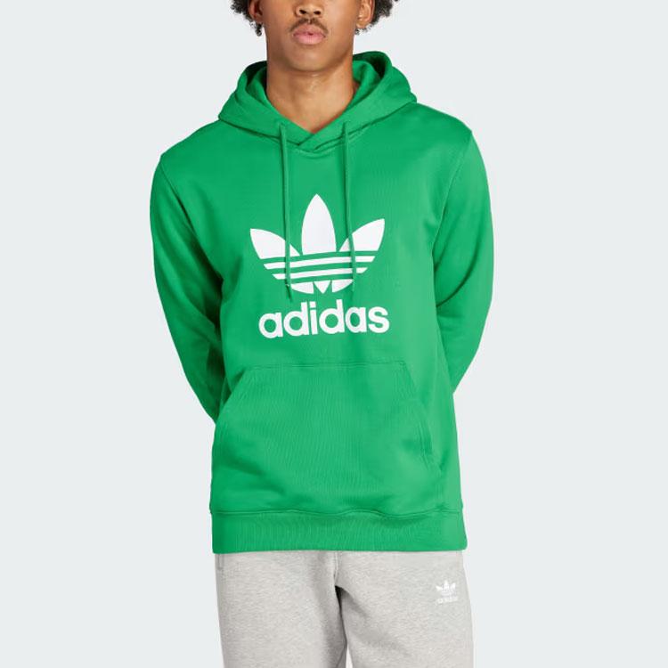 Adidas Adicolor Classics Trefoil Hoodie Green Men Streetwear IM9403