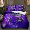 Colorful Butterfly Bedding Set Sparkling 3D Duvet Cover DE/AU/EU Full Size Luxury Women's Quilt Cover  Gift