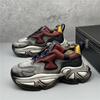 Fashion Vintage Fashion New Men's Mixed Colors All Match Height Increasing Causal Shoes Flats Male Walking Sneakers  Zapatillas Hombre