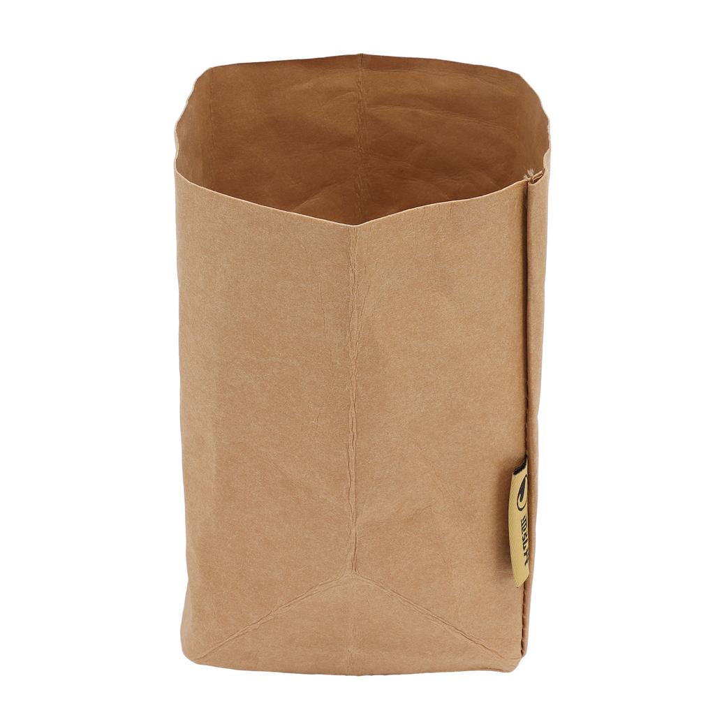 Washed Kraft Paper Bag Waterproof Flowerpot Food Storage Bag for Holding Food Fruits Vegetables