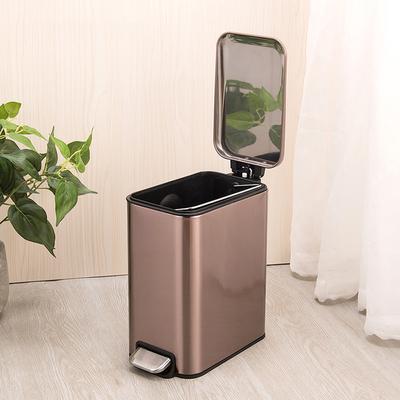Mordern Stainless Steel Step Trash Bin Large Kitchen Trash Can Bathroom Garbage Can Dustbin Garbage Bin Home Decoration