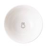 Kanesho Pottery Dick Bruna "Miffy" Rice Bowl, Children's Dishwasher and Microwave Safe, Miffy Merchandise, 10.5cm, Apple Pattern, Made in Japan, Produ