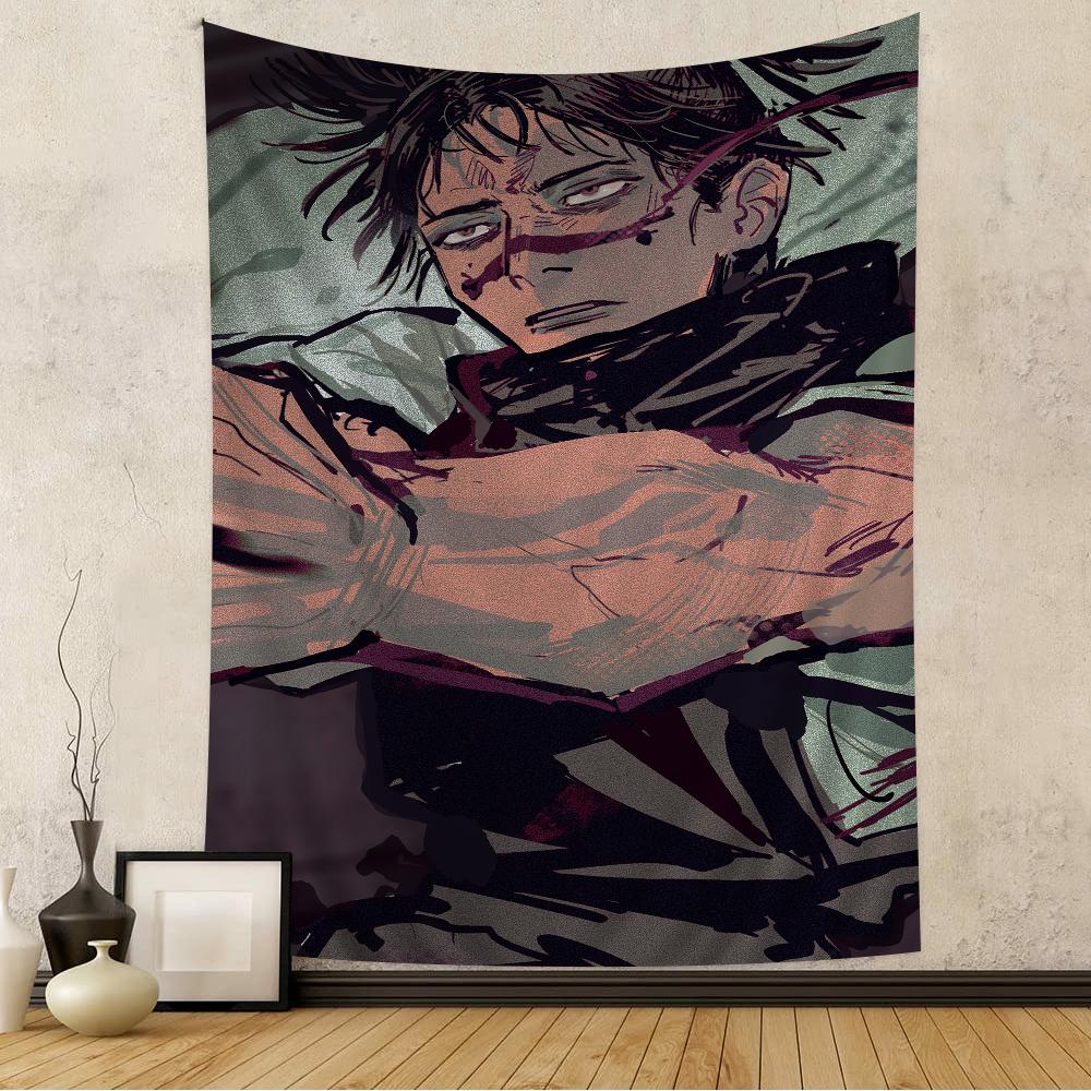 Чосо Магическая Битва Богемский Гобелен  Тематика Аниме Дизайн Чосо богемные элементы мандалы  идеально для декора комнаты 74x94cm(29x37in)