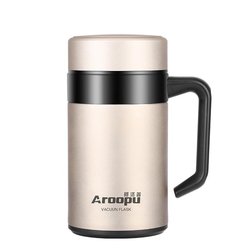 Stainless Steel Thermos Cup Business Office Straight Cup Men's and Women's Seamless Interior Thermos Cup