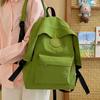 Stylish simple large-capacity couple student schoolbag new junior high school high school student backpack fashion