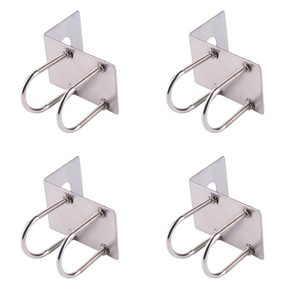 

A# Antenna Fixed Bracket for Car Radio Transceiver Balcony U Bolt Clamp Clip