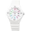 Casio LRW-200H-7BV Analog Watch Gloss White Multi-Color for Women and Kids