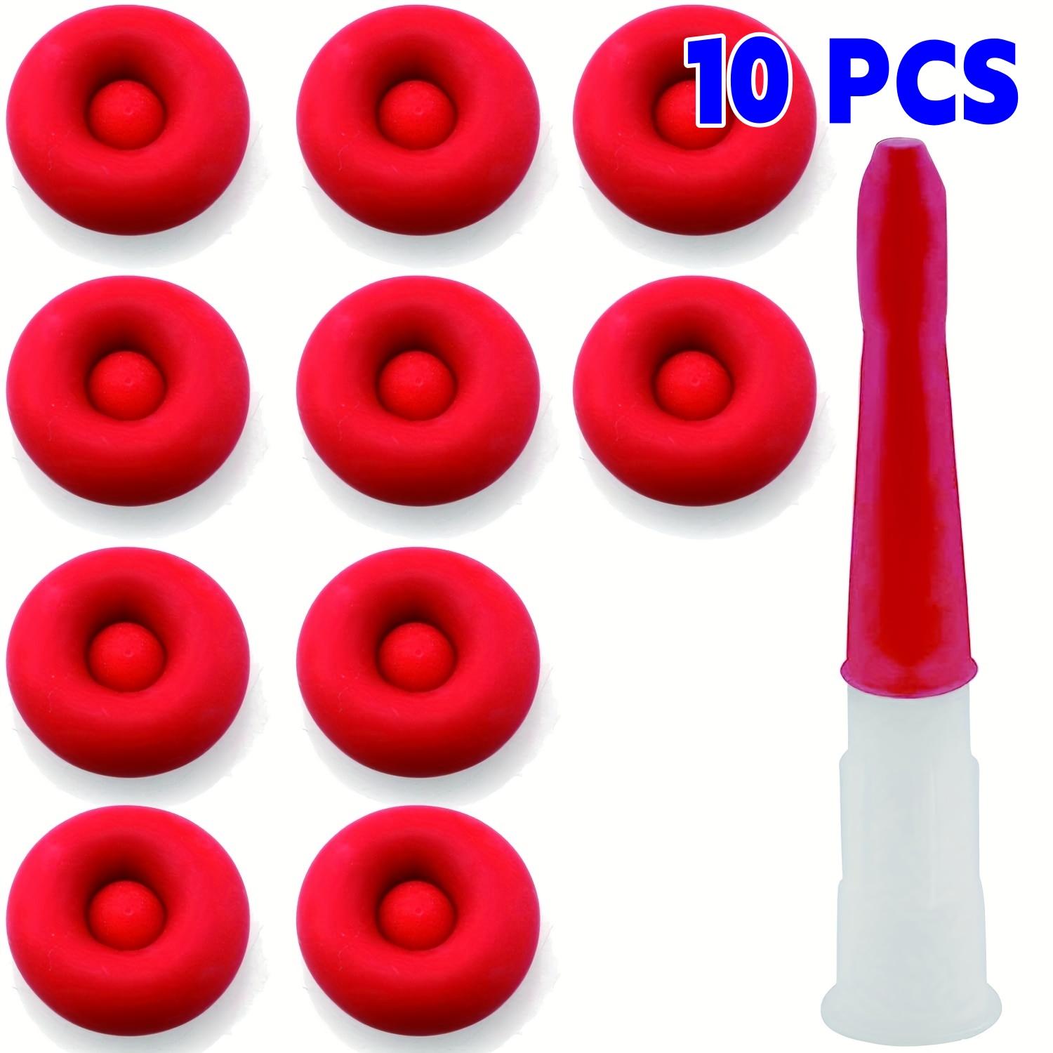 

10-20 шт. Универсальные колпачки для герметизирующих туб из латекса, Защитные крышки для герметика, Крышки-уплотнители для запечатывания и сохранения открытой тубы с герметиком