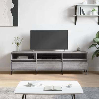 Vidaxl Έπιπλο Τηλεόρασης, Γκρι Δρυς Σόνομα, 150X30X44,5 Εκ.