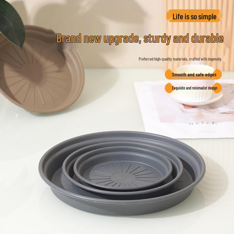 Thickened Extra Large Resin Plastic Flower Pot Base Tray