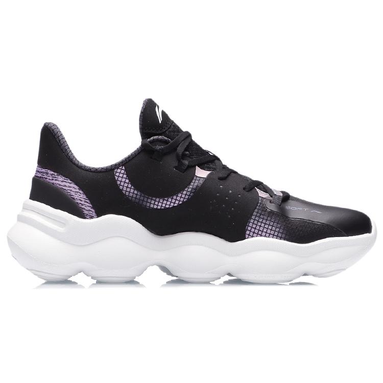 Li Ning Casual Shoes Women's Low top Black/Pink ARHR014-1