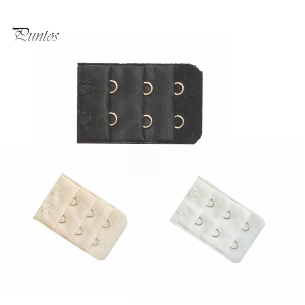 3Pcs 2/3/4 Hooks Adjustable Underwear Strap Extension Bra Buckles Extenders