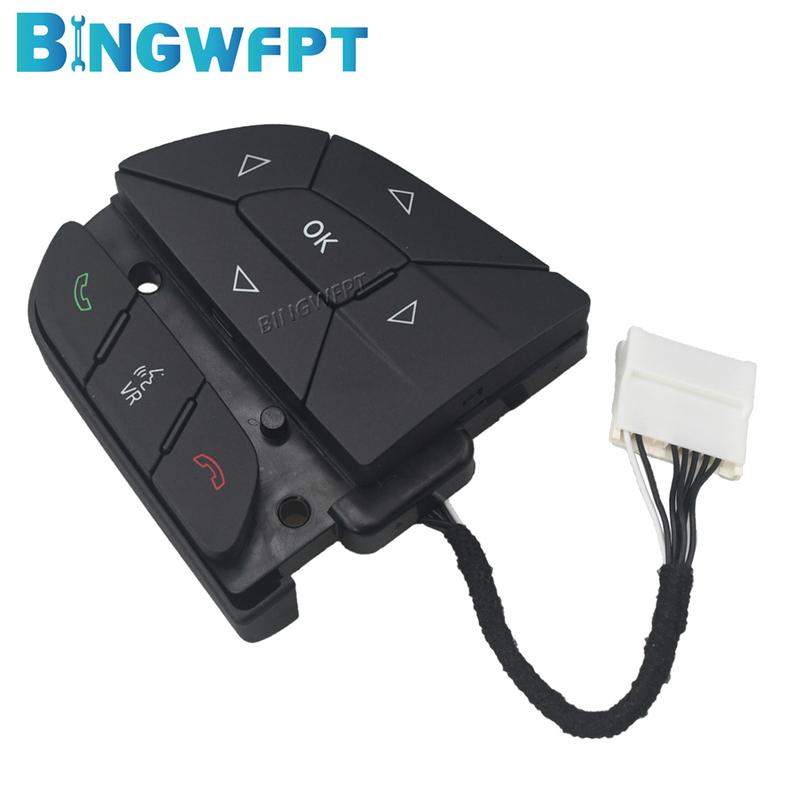 68321893AA Steering Wheel Switch Telephone Button For Jeep Grand Cherokee Dodge Durango 2014-2018