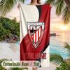 Beach Towel Athletic Bilbao FC Print Custom Name Text Soft Towel for Swimming Pool