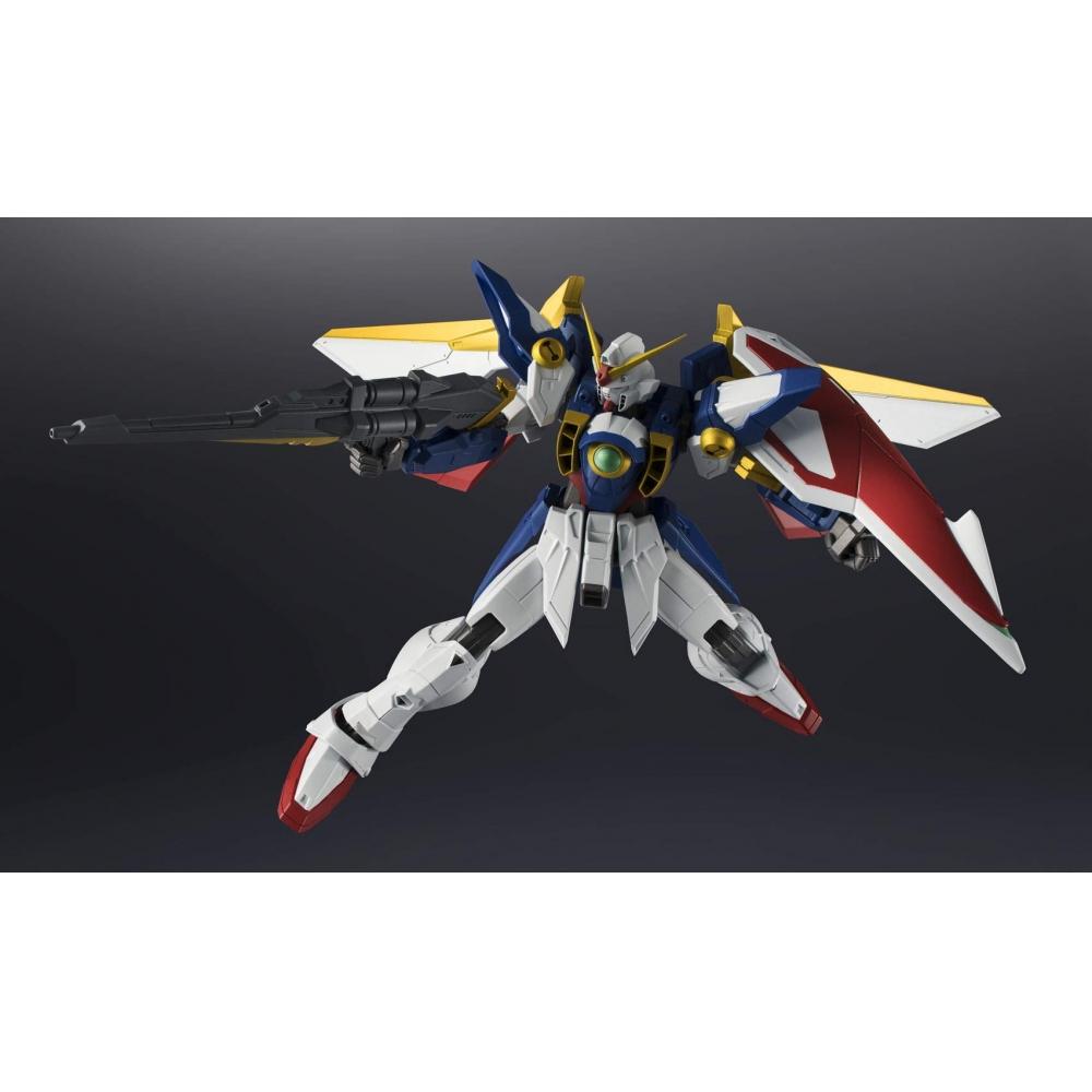 Bandai Geister GUNDAM UNIVERSE Mobile Report Gundam W XXXG-01W WING GUNDAM ca.. 155 mm große, bewegliche Figur aus ABS und PVC, bemalt
