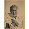 Retro Kraft Paper Hemingway Poster - American Tough Guy Writer Wall Art