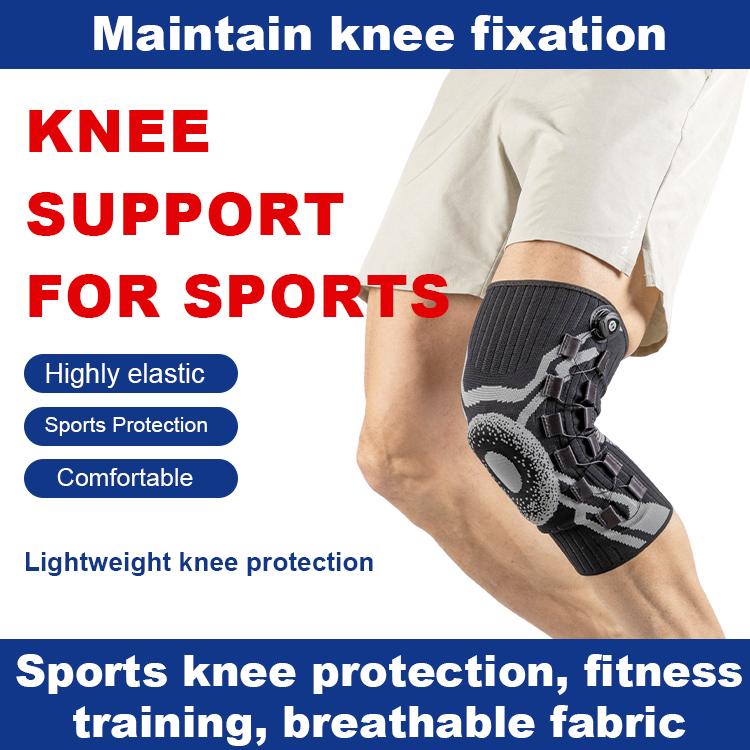 Outdoor Sports Elastic Band Basketball Unisex Professional Fitness Running Knee Pads Breathable Pull-on Closure Protecting Knees