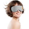 Heated Eye Mask, Cordless Warm Compress for Dry Eyes & Stye, Rechargeable Sleep & Blackout Eye Mask for Travel