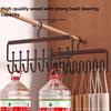 Strap Hanger Multi Functional Underwear Vest Storage Artifact Home Dormitory Solid Wood Hook Wave Wardrobe Drying Rack