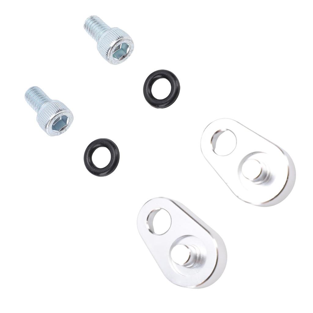 Throttle Body Bypass Cylinder Head Coolant Steam Port Plate Set 551693 Aluminum Replacement for LS Series Engines 1997