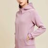 Anta Training Series Solid Color Zipper Hooded Fleece Jacket Women Jacket Pink 162347718-2
