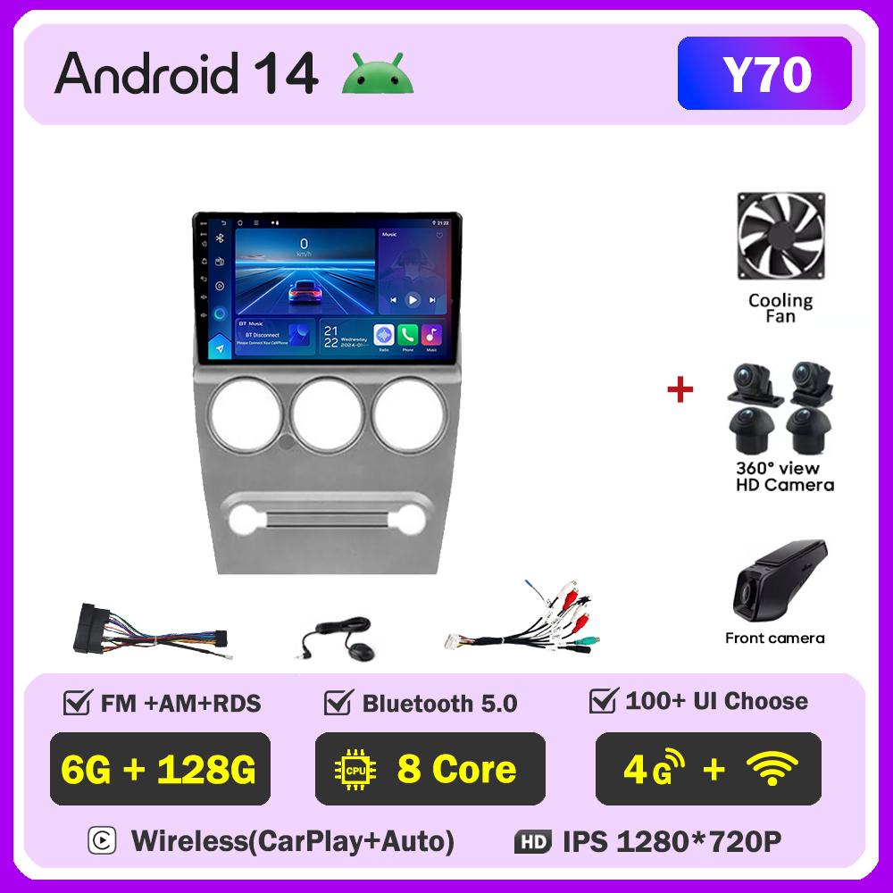 For Citroen C-Elysee 2008-2013 Car Radio Player Car Carplay Screen Autoradio Mirror Link Car Intelligent Systems Touch Screen