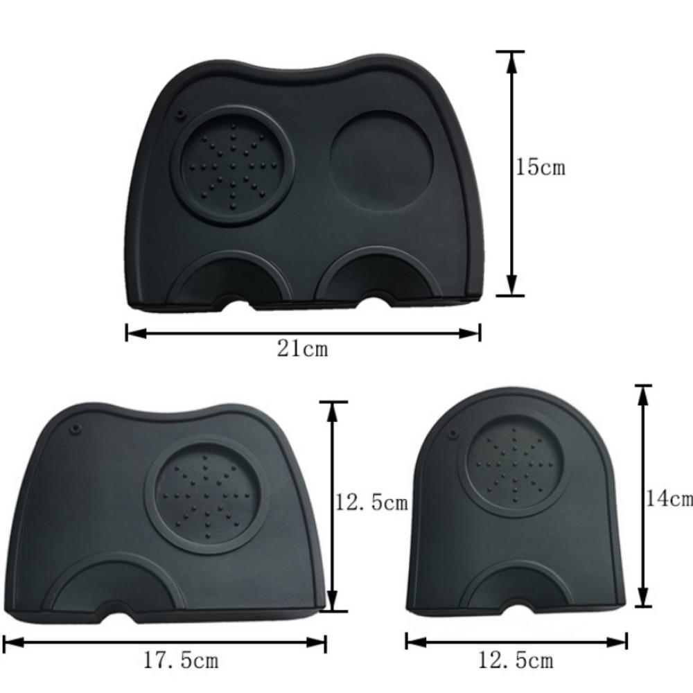Silicone Coffee Anti-skid Mat Corner Pad Non-slip Pad Filling Seat Coffee Machine Bar Powder Hammer Pad Handle Pad Powder Pad