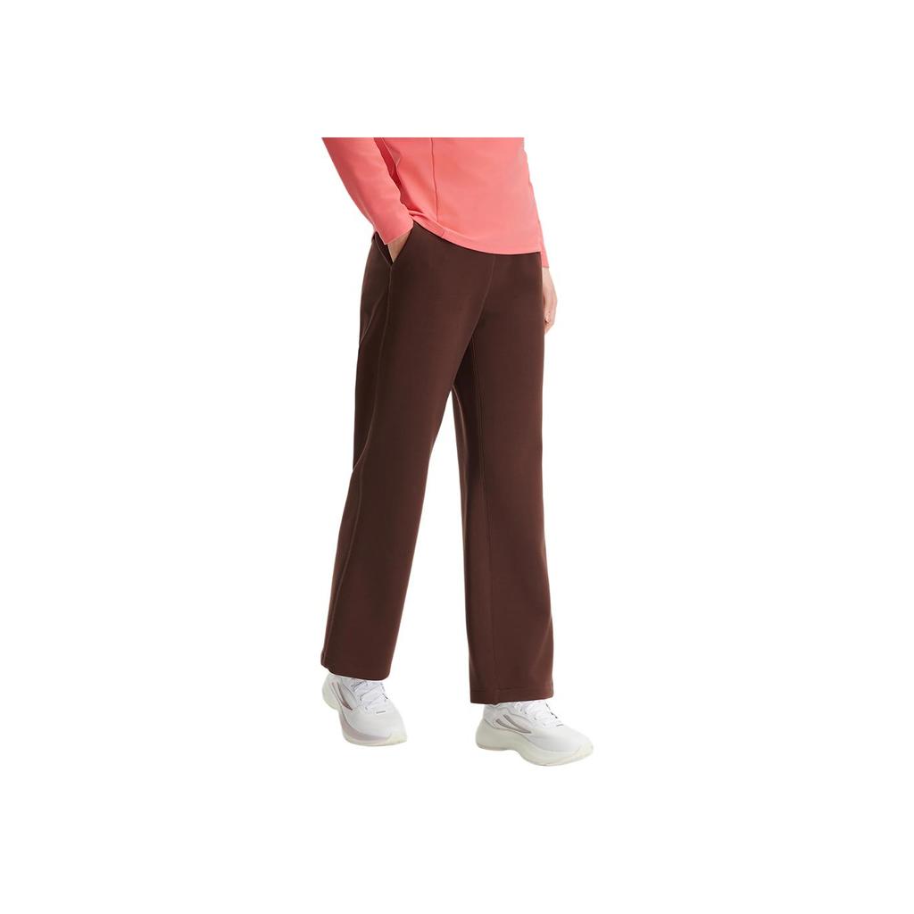 New FILA Knitted Sports Pants Women's Bitter Coffee Brown A11W441608F-BN