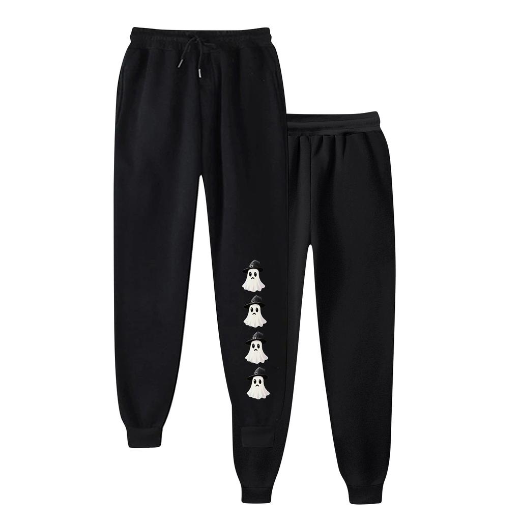 Ladies' Printed Unisex Casual Pocket Drawstring  Pants