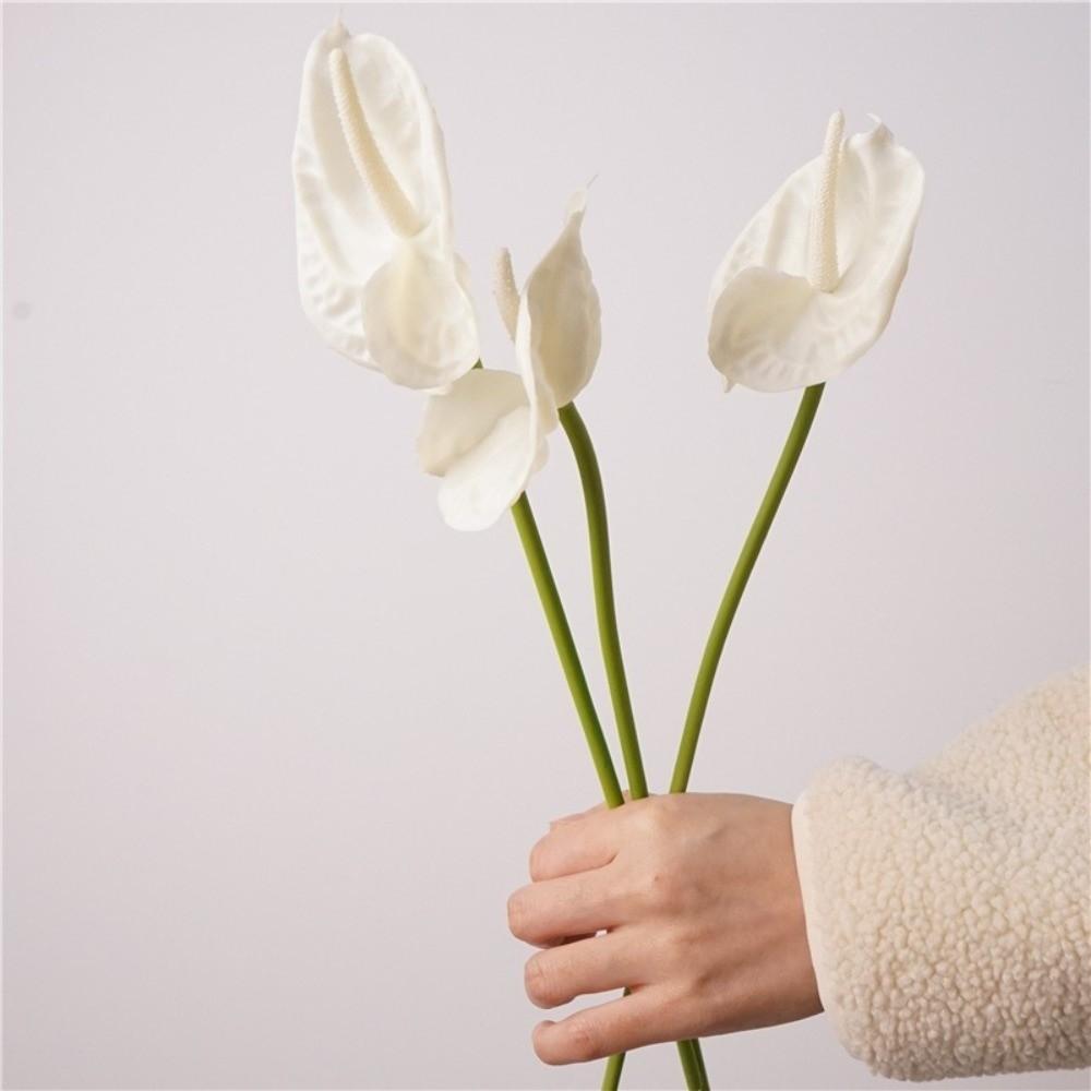 Wedding Background Artificial Anthurium Flower Home Decoration Party Floral Arrangement