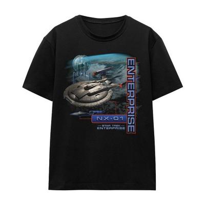 STAR TREK Unisex Adult Enterprise NX 01 T-Shirt