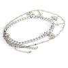 2 Stück Kette Choker Halskette Hip Hop Kreuz Anhänger Halskette Schmuck Kleidung Accessoire