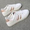 2025 spring and autumn new women's shoes women's board shoes student shoes street shooting white shoes low-top casual shoes leather tide