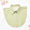 Detachable Front Tie Vintage False Blouse Collar Fashion Stripes Fake Collar  for Women