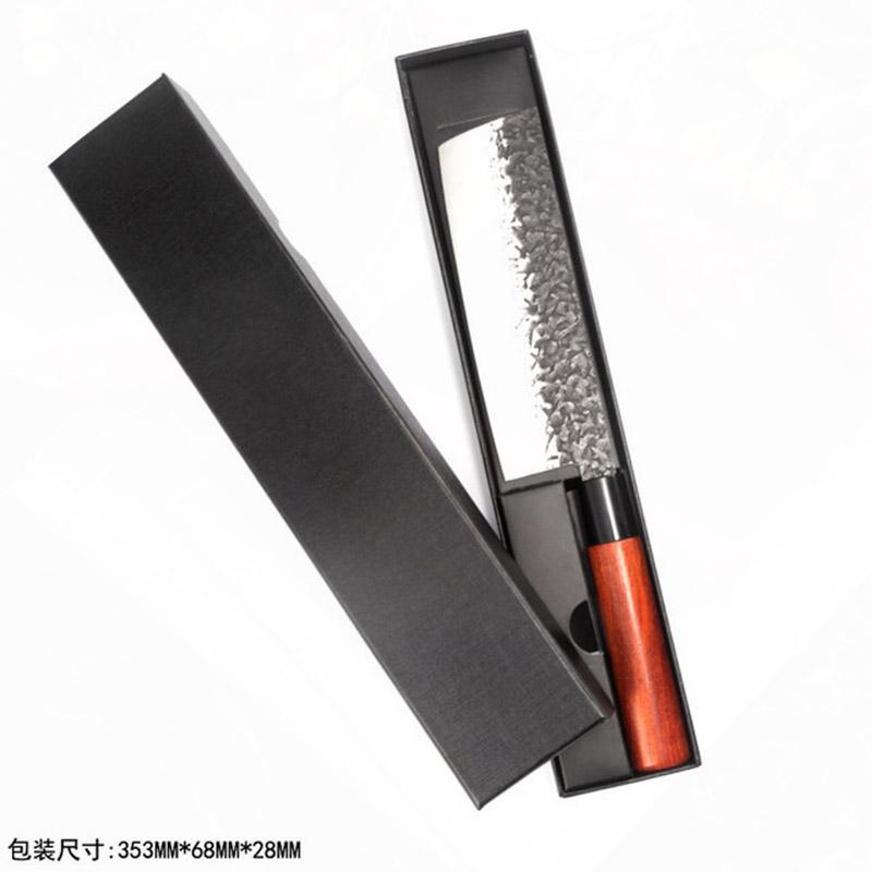 Japanese Knife Set Hand Forged Chef Knife Salmon Sushi Fish Filleting Knife Wood Handle Kitchen Knive Set Carbon Steel Knife Set